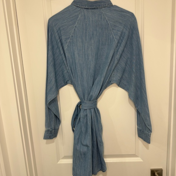 Express Denim Shirt Dress - Picture 3 of 3